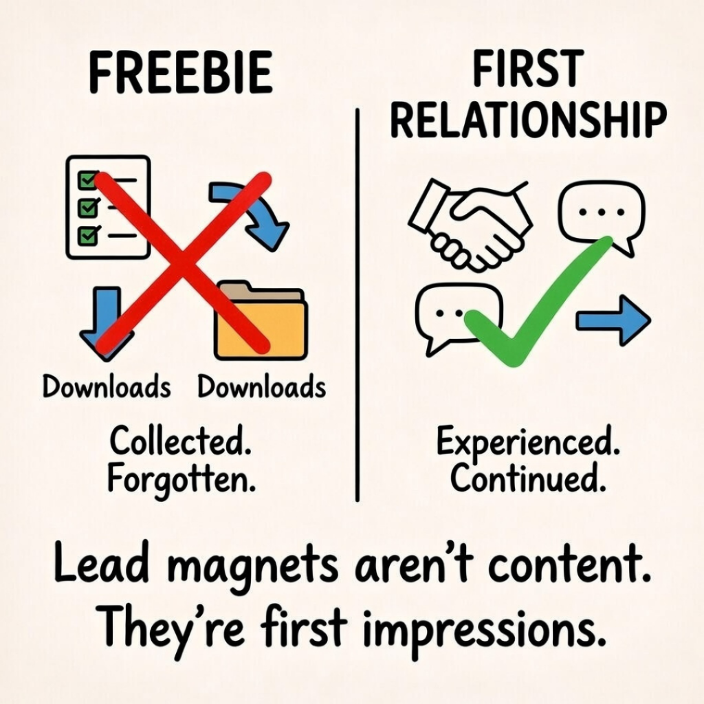 Real Role of Lead magnets Visual