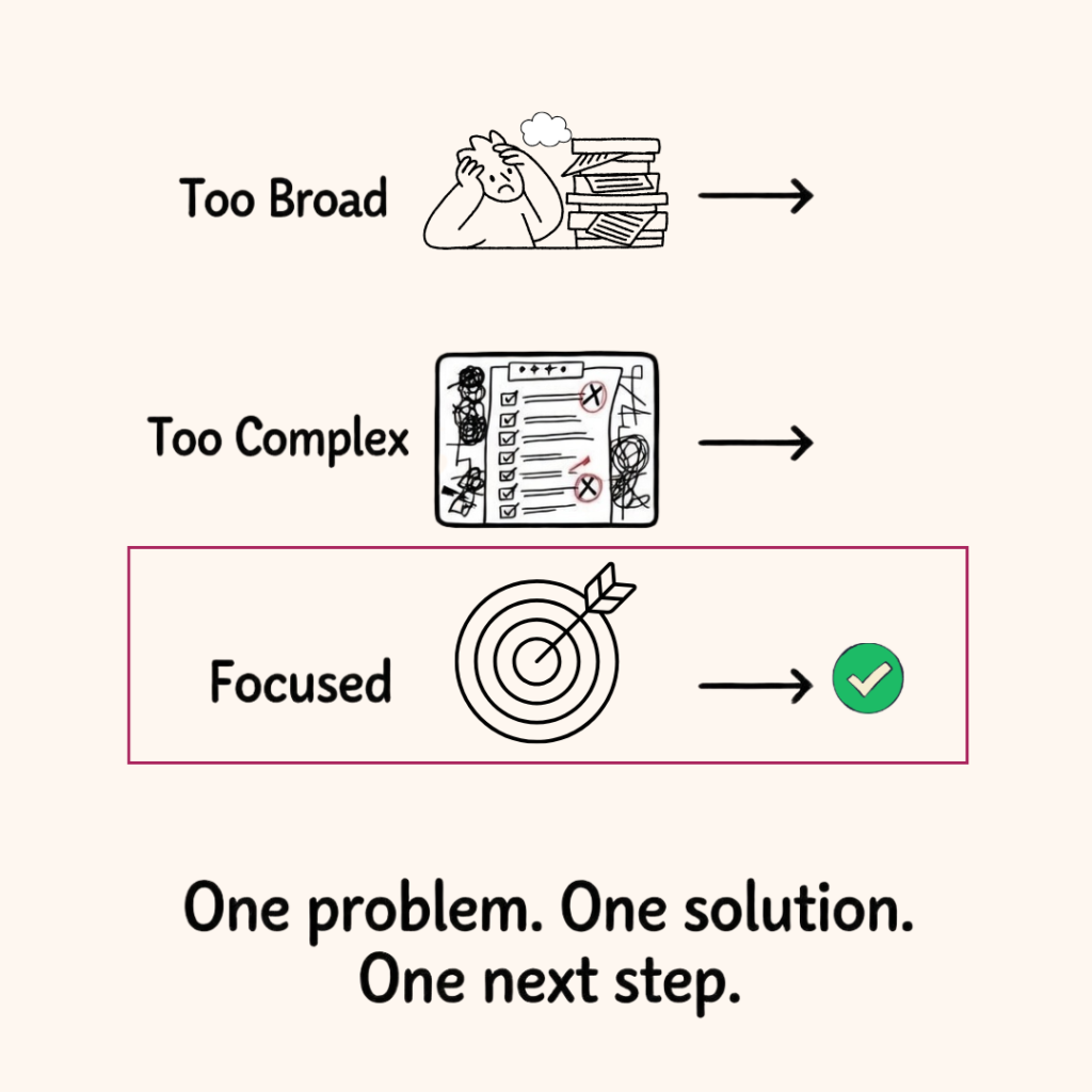 too broad lead magnet visual