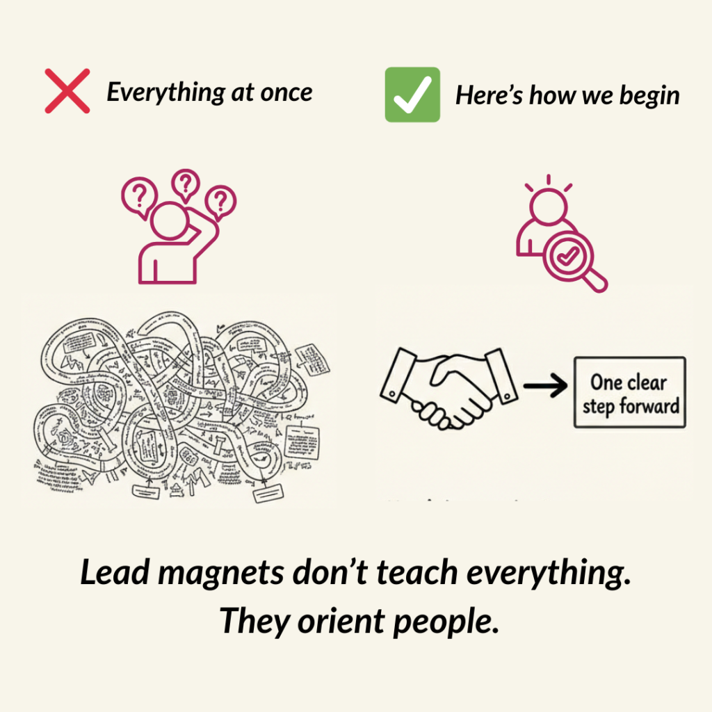 Confusion created byblead magnets visual
