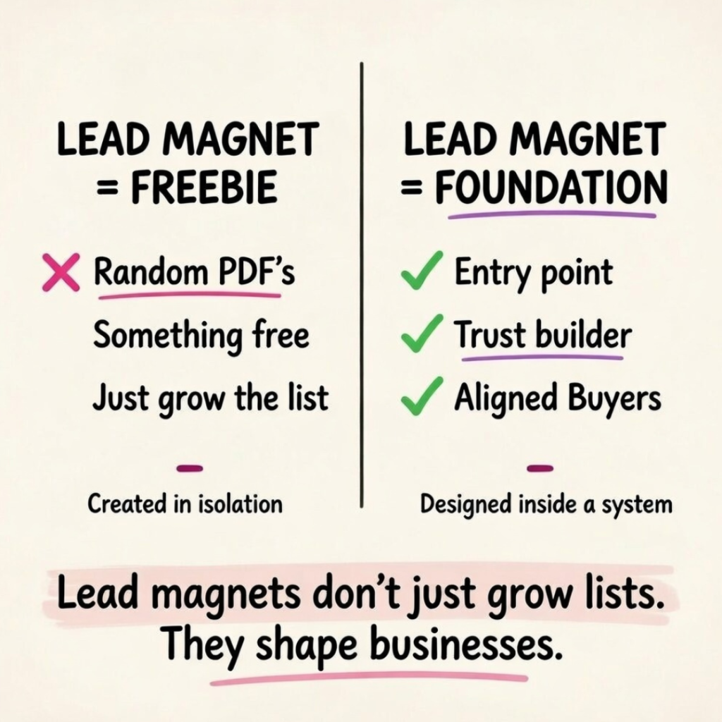 Lead Magnets as Entry POint Graphic